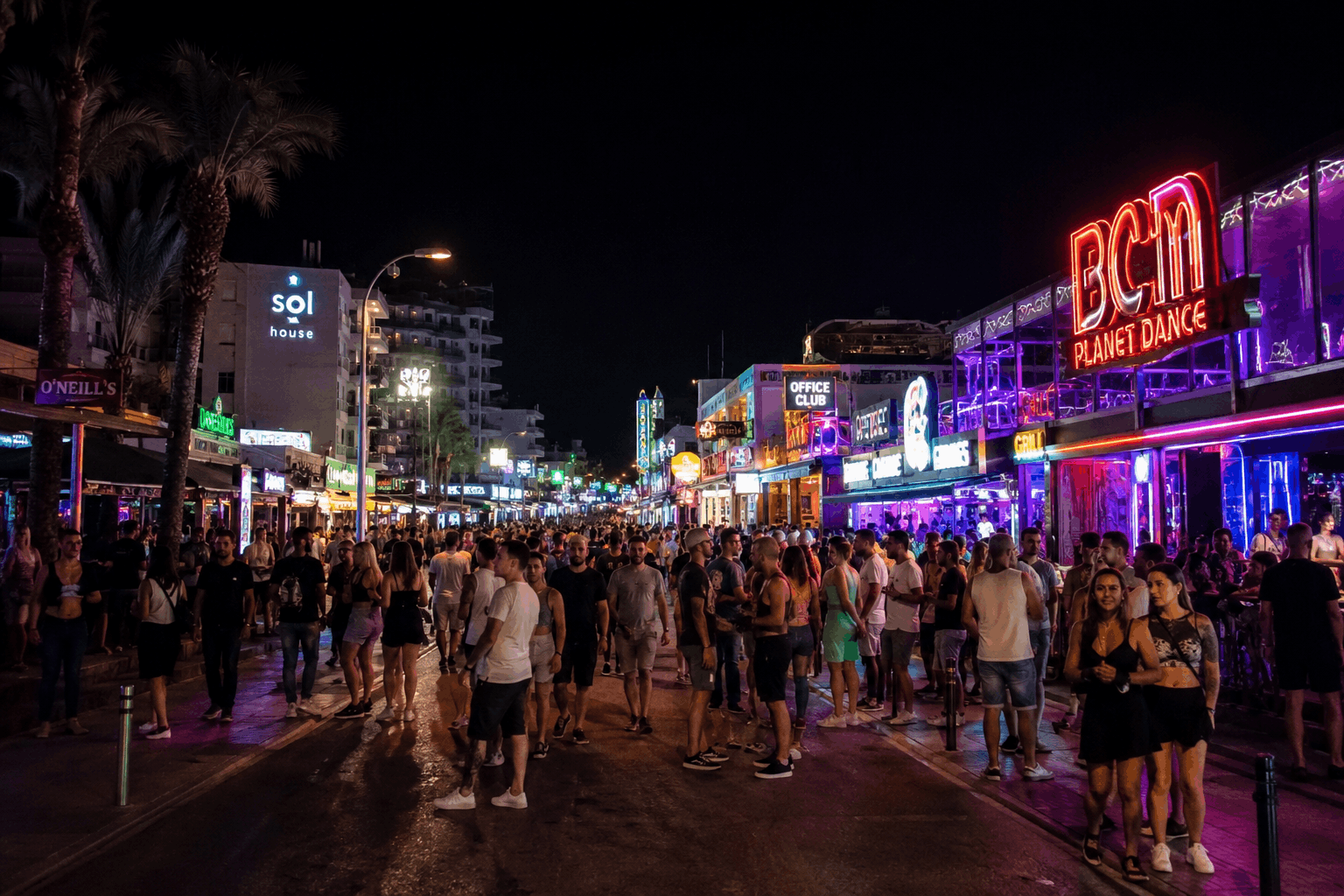 Magaluf Mallorca Partymeile